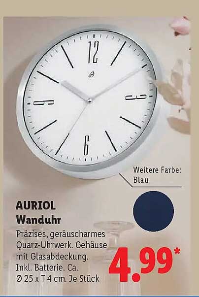 AURIOL Wanduhr