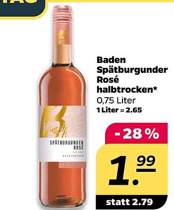 Baden Spätburgunder Rosé halbtrocken*