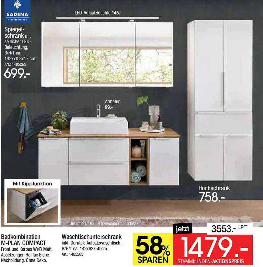 Badkombination M-PLAN COMPACT