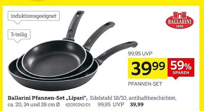 Ballarini Pfannen-Set „Lipari“