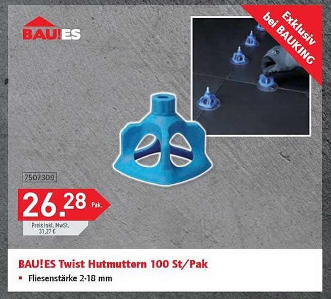BAU!ES Twist Hutmutter 100 St/Pak