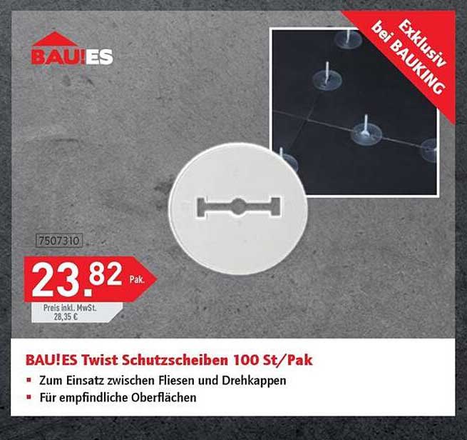 BAU!ES Twist Schutzscheiben 100 St/Pak