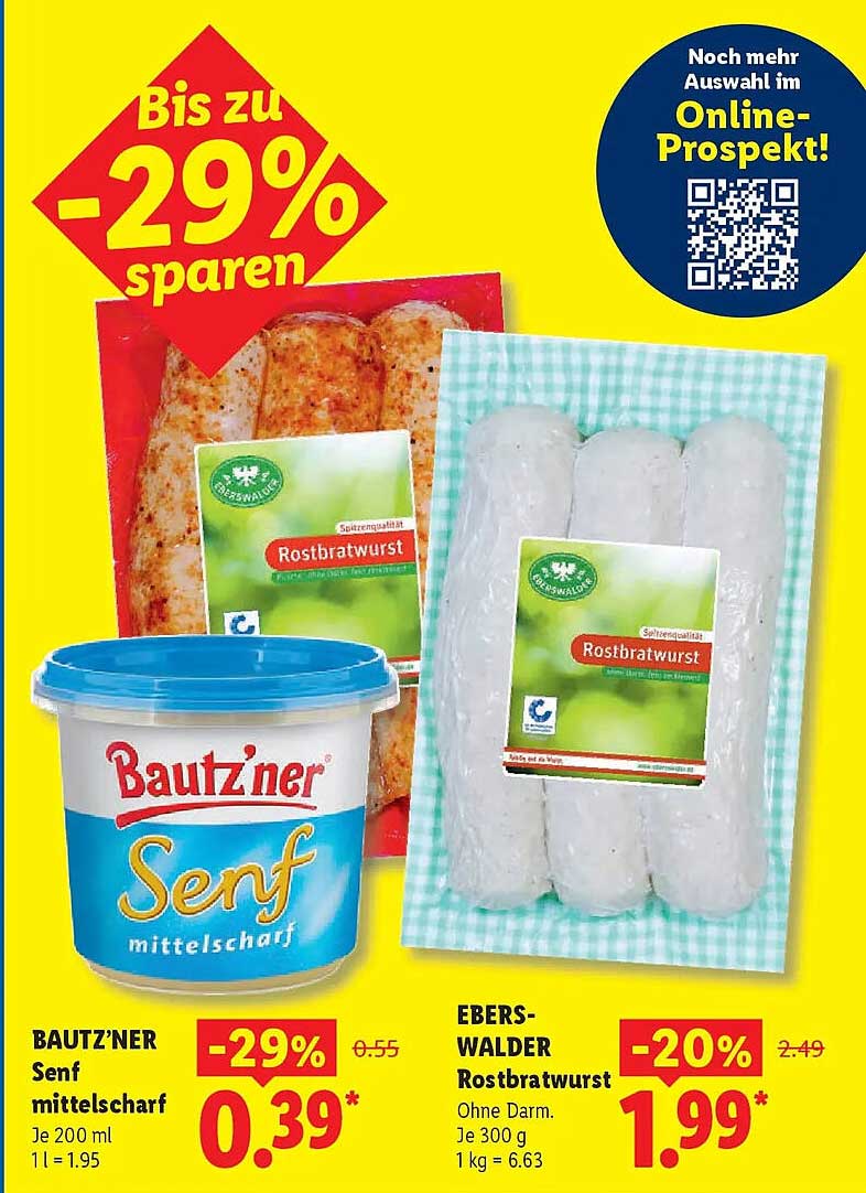 BAUTZ’NER Senf mittelscharf