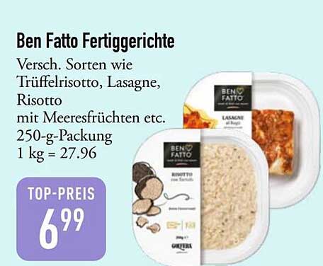 Ben Fatto Fertiggerichte