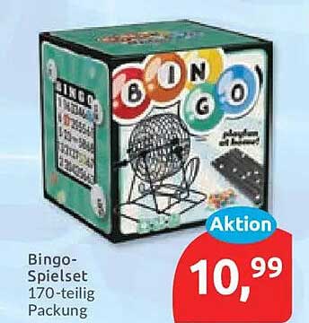 Bingo-Spielset 170-teilig Packung