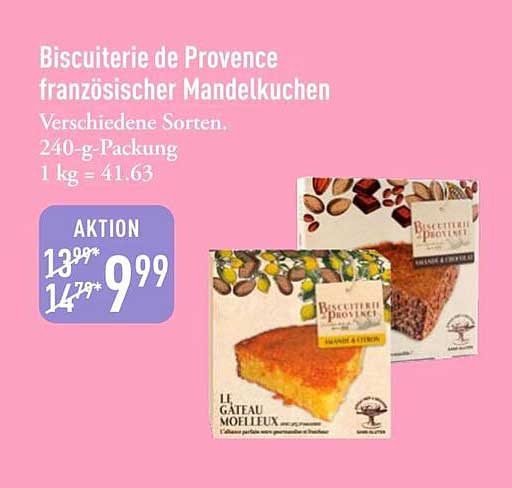 Biscuiterie de Provence französischer Mandelkuchen