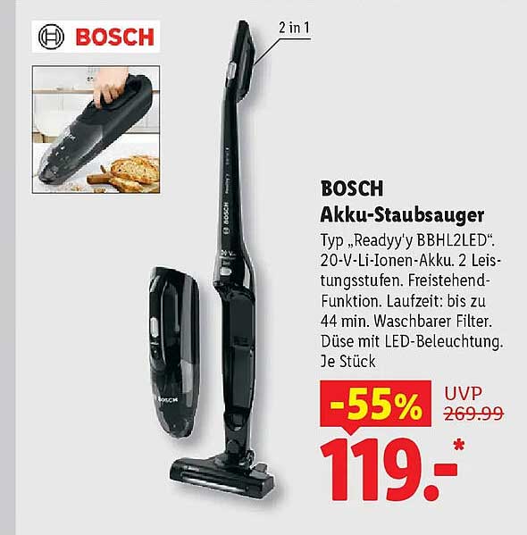 BOSCH Akku-Staubsauger