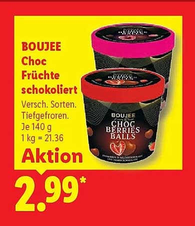 BOUJEE Choc Früchte schokoliert