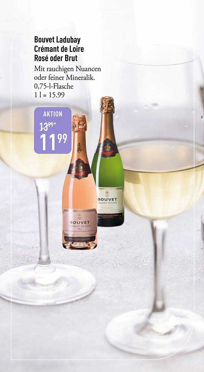 Bouvet Ladubay Crémant de Loire Rosé oder Brut