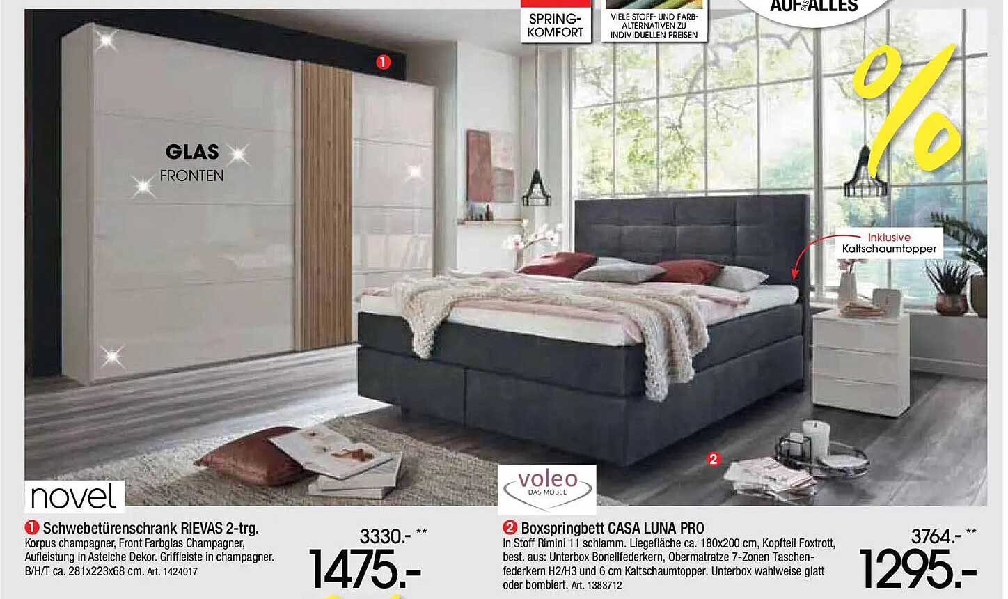 Boxspringbett CASA LUNA PRO