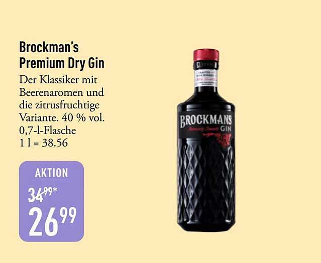 Brockman’s Premium Dry Gin