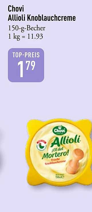 Chovi Allioli Knoblauchcreme