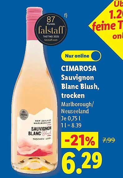 CIMAROSA Sauvignon Blanc Blush, trocken