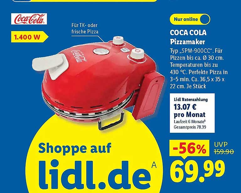 COCA COLA Pizzamaker