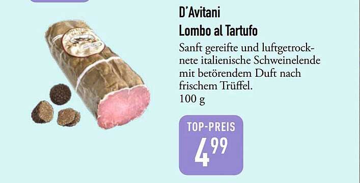 D’Avitani Lombo al Tartufo