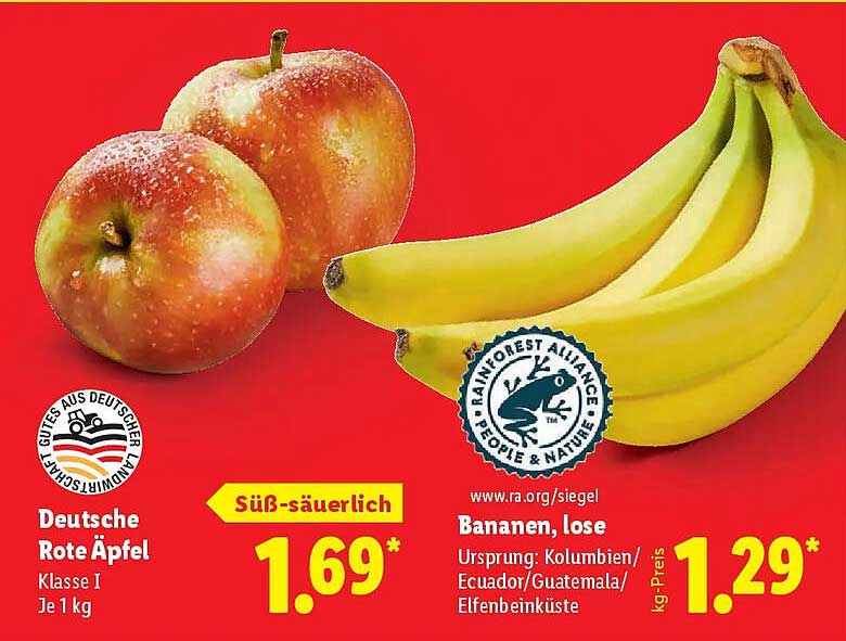 Deutsche Rote Äpfel