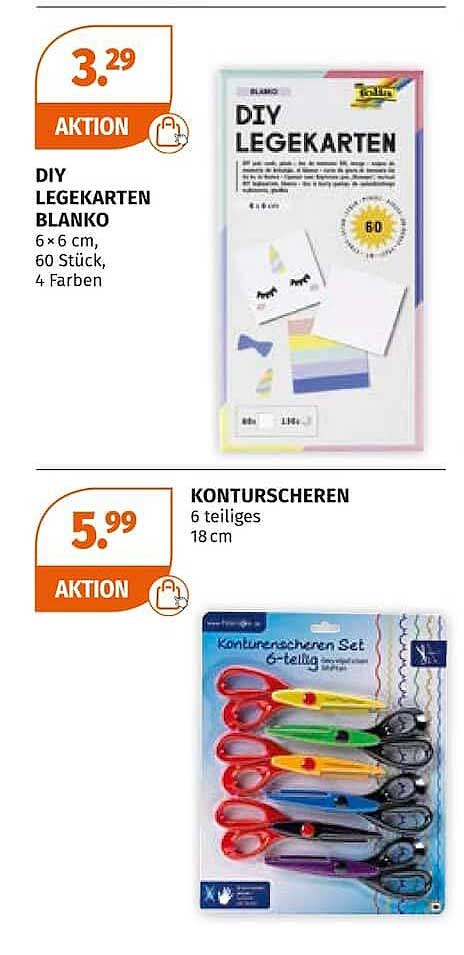 DIY LEGEKARTEN BLAKO 6 x 6 cm, 60 Stück, 4 Farben