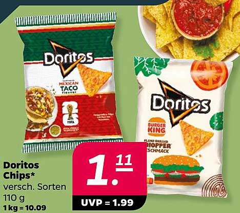 Doritos Chips* versch. Sorten 110 g