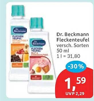 Dr. Beckmann Fleckenteufel versch. Sorten 50 ml 1 l = 31,80