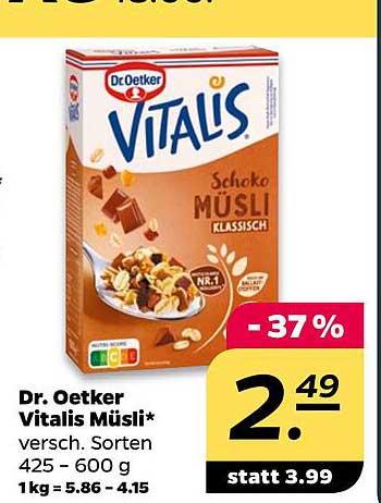 Dr. Oetker Vitalis Müsli*