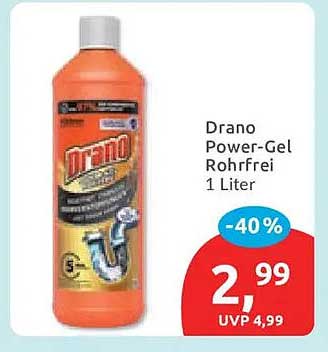 Drano Power-Gel Rohrfrei 1 Liter