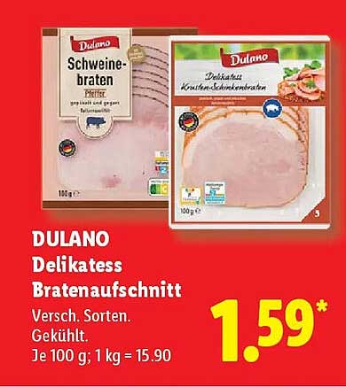 DULANO Delikates Bratenaufschnitt