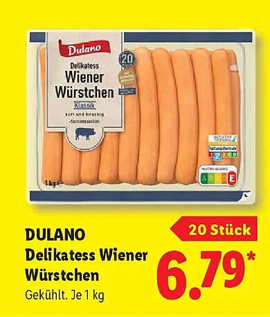 DULANO Delikates Wiener Würstchen