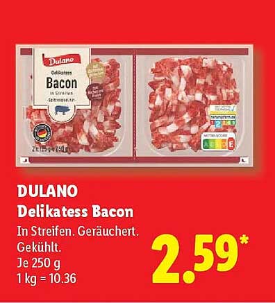 DULANO Delikatess Bacon