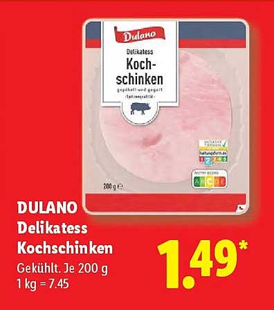 DULANO Delikatess Kochschinken