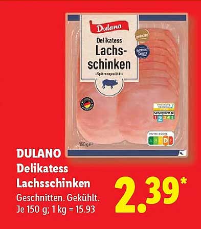 DULANO Delikatess Lachsschinken