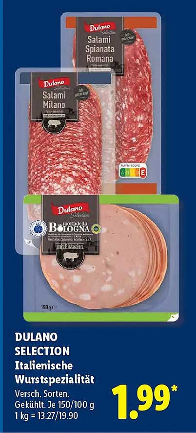 DULANO SELECTION Italienische Wurstspezialität