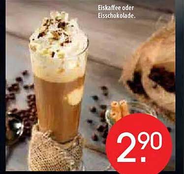 Eiskaffee oder Eisschokolade.