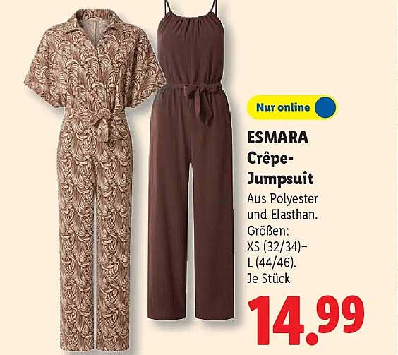 ESMARA Crêpe-Jumpsuit