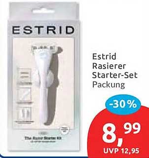 Estrid Rasierer Starter-Set Packung