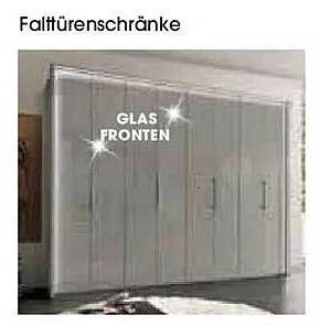 Faltürenschränke GLAS FRONTEN