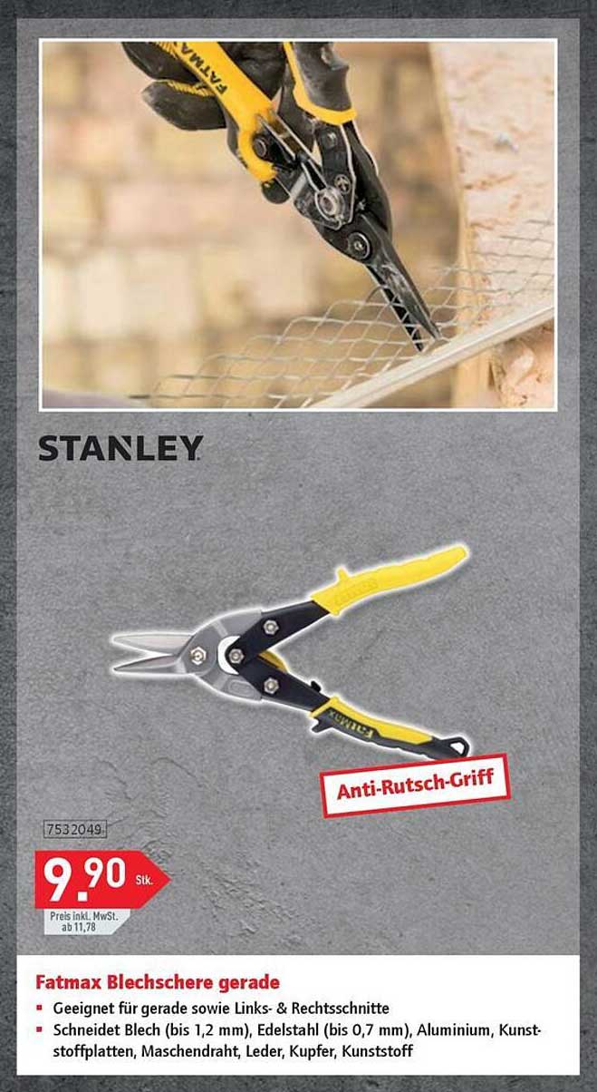 Fatmax Blechschere gerade