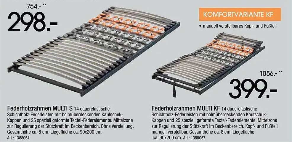 Federholzrahmen MULTI S
