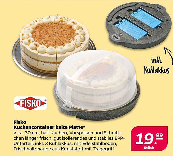 Fisko Kuchencontainer kalte Platte*