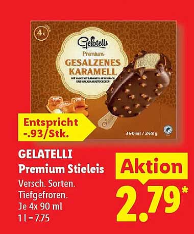 GELATELLI Premium Stieleis