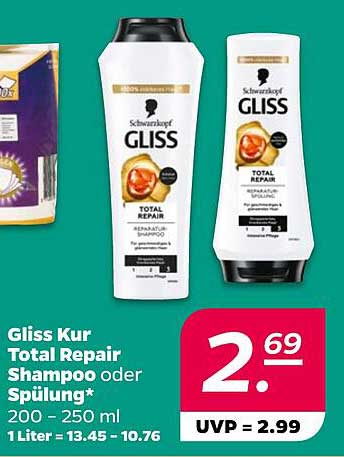 Gliss Kur Total Repair Shampoo oder Spülung*