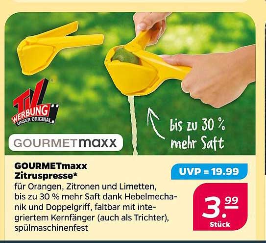 GOURMETmaxx Zitruspresse*