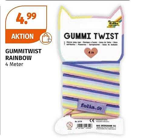 GUMMITWIST RAINBOW 4 Meter
