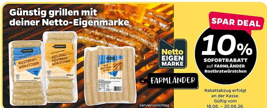Günstig grillen mit deiner Netto-Eigenmarke