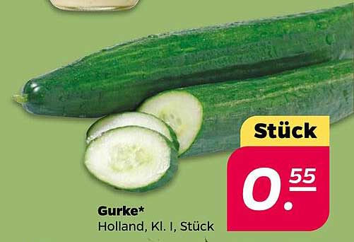 Gurke* Holland, Kl. I, Stück