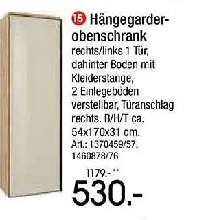 Hänggarder-oberschrank