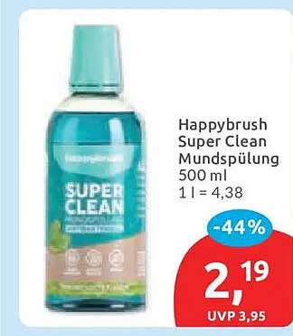 Happybrush Super Clean Mundspülung 500 ml