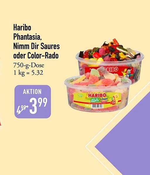 Haribo Phantasia, Nimm Dir Saures oder Color-Rado
