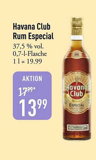 Havana Club Rum Especial