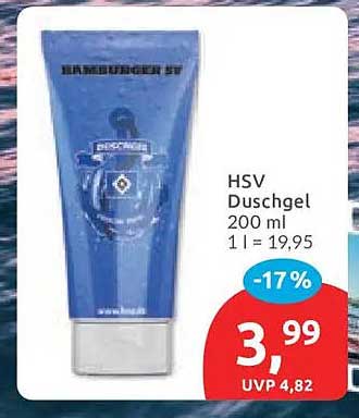 HSV Duschgel 200 ml 1 l = 19,95