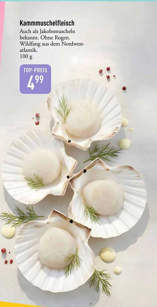 Kammmuschelfleisch